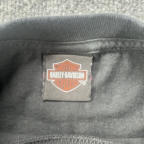 Harley Davidson Graphic T Shirt Front & Back Hit Jamaica, Youth XL / Womens S - Picture 8 of 11